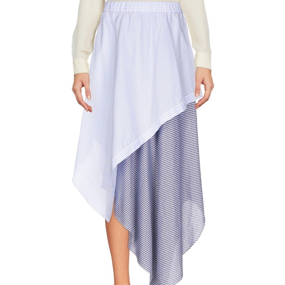 Opening Ceremony asymmetrical mixed materials skirt size Large